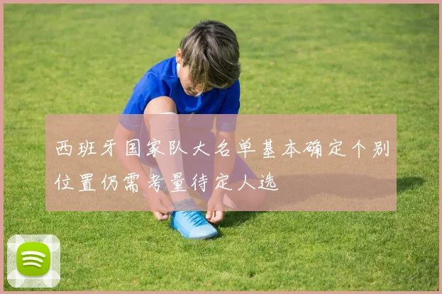 西班牙国家队大名单基本确定个别位置仍需考量待定人选